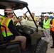 Michael McAndrew visits Joint Base San Antonio construction sites