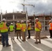 Michael McAndrew visits Joint Base San Antonio construction sites