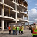 Michael McAndrew visits Joint Base San Antonio construction sites