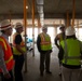 Michael McAndrew visits Joint Base San Antonio construction sites