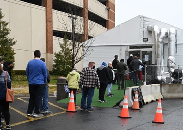 MDNG support Covid-19 testing site in Harford County