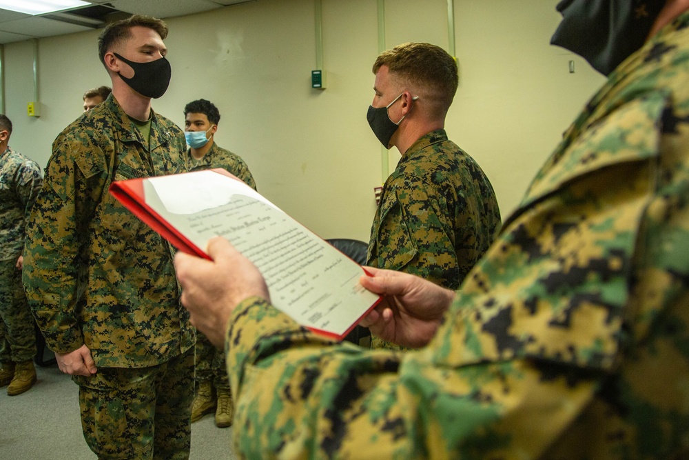 Marine to be promoted