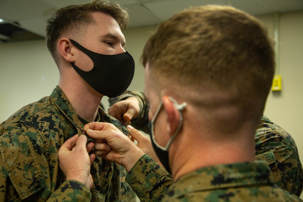 Marine to be promoted