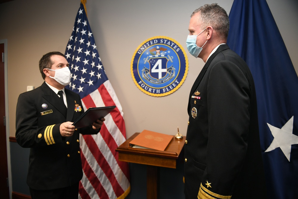 Commander, U.S. Naval Forces Southern Command/U.S. 4th Fleet Receives Peruvian Navy’s Meritorious Honor Award