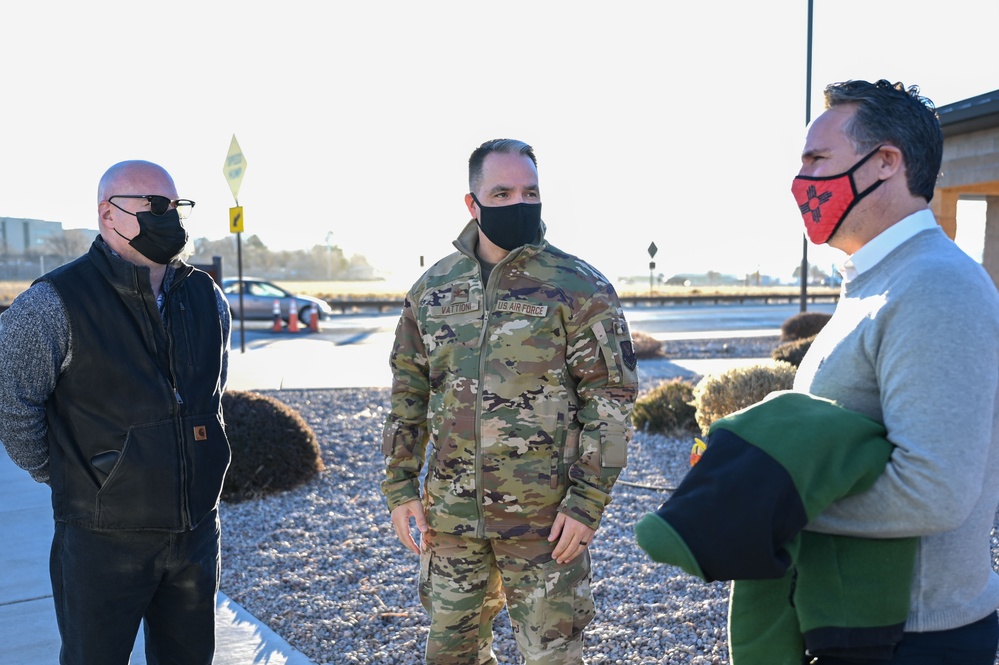 NMED representatives tour BFF Groundwater Treatment System