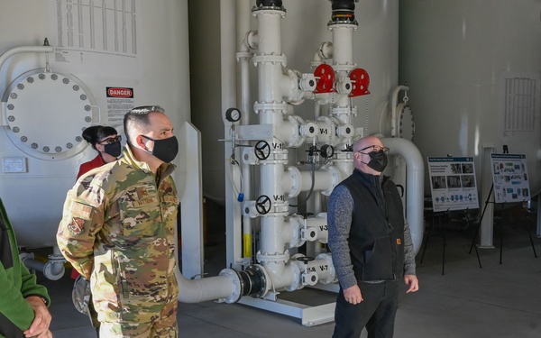 NMED representatives tour BFF Groundwater Treatment System