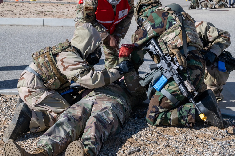 412th Security Forces train to succeed in hostile, degraded combat environment
