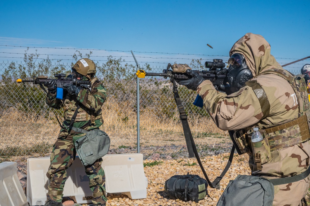 412th Security Forces train to succeed in hostile, degraded combat environment