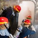 USS Charleston Sailors Participate in Simulated Firefighting Exercise