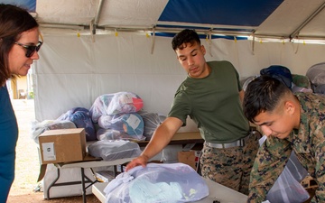 CLB 3 Marines Continue Supporting Families Through Holidays