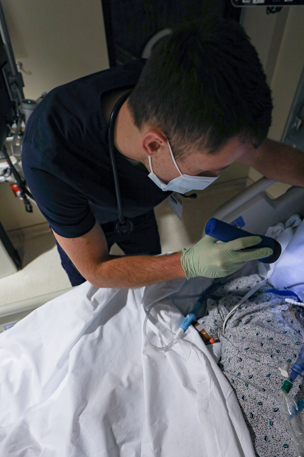 U.S. Air Force Airmen conduct medical operations at WellSpan York Hospital in York, Pennsylvania