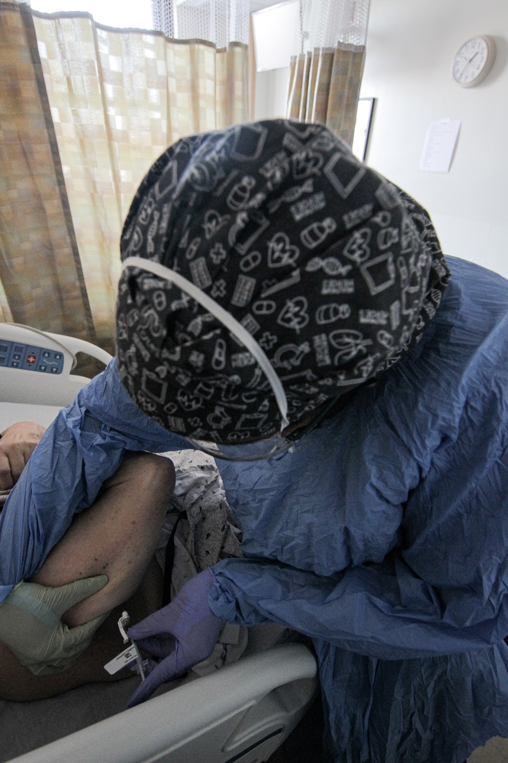 U.S. Air Force Airmen conduct medical operations at WellSpan York Hospital in York, Pennsylvania