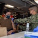 USS Ronald Reagan (CVN 76) Sailors get COVID-19 Vaccine Booster