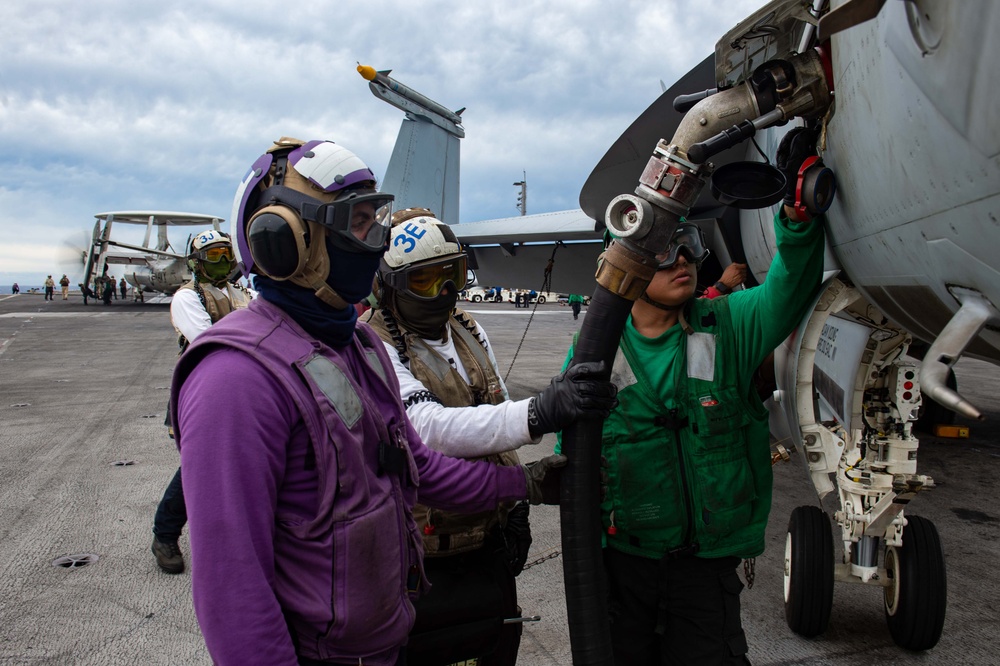 USS Carl Vinson (CVN70) Conducts Flight Operations