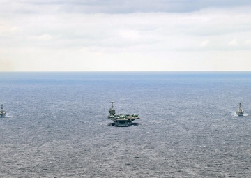 The Harry S. Truman Carrier Strike Group is on a scheduled deployment in the U.S. Sixth Fleet area of operations in support of naval operations to maintain maritime stability and security.