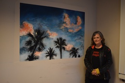 Palm trees and serene blue skies in Belgium