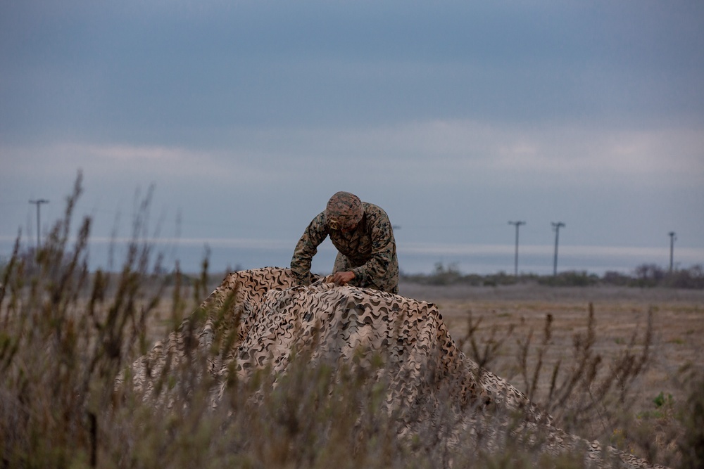 U.S. Marines and Sailors with Combat Logistics Battalion 5 conduct Mobile Combat Operations Center operations during Steel Knight 22