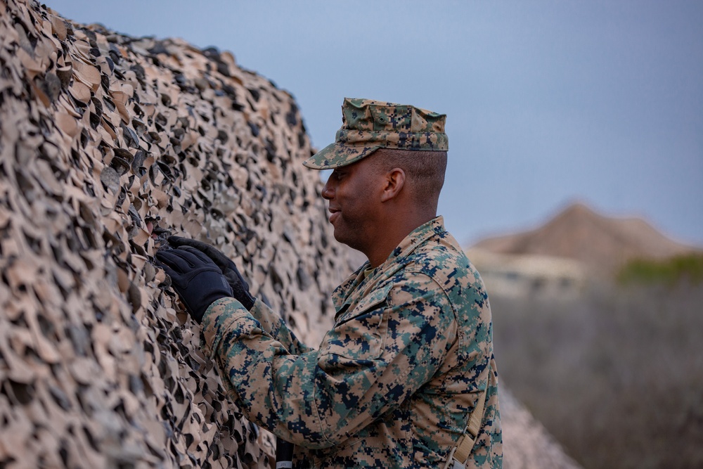 U.S. Marines and Sailors with Combat Logistics Battalion 5 conduct Mobile Combat Operations Center operations during Steel Knight 22