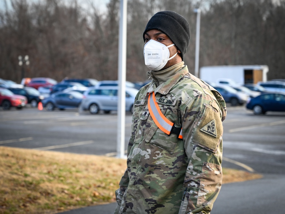 Connecticut National Guard Supports COVID-19 Testing Sites