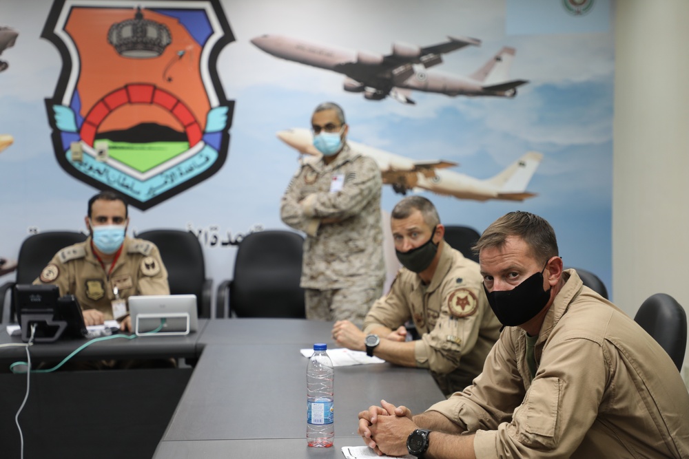 PSAB hosts joint air defense training with RSAF forces