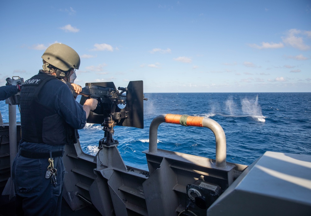 USS Milwaukee and HSC 22 Sailors Participate in Gun Shoot and Flight Operations