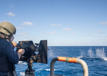USS Milwaukee and HSC 22 Sailors Participate in Gun Shoot and Flight Operations