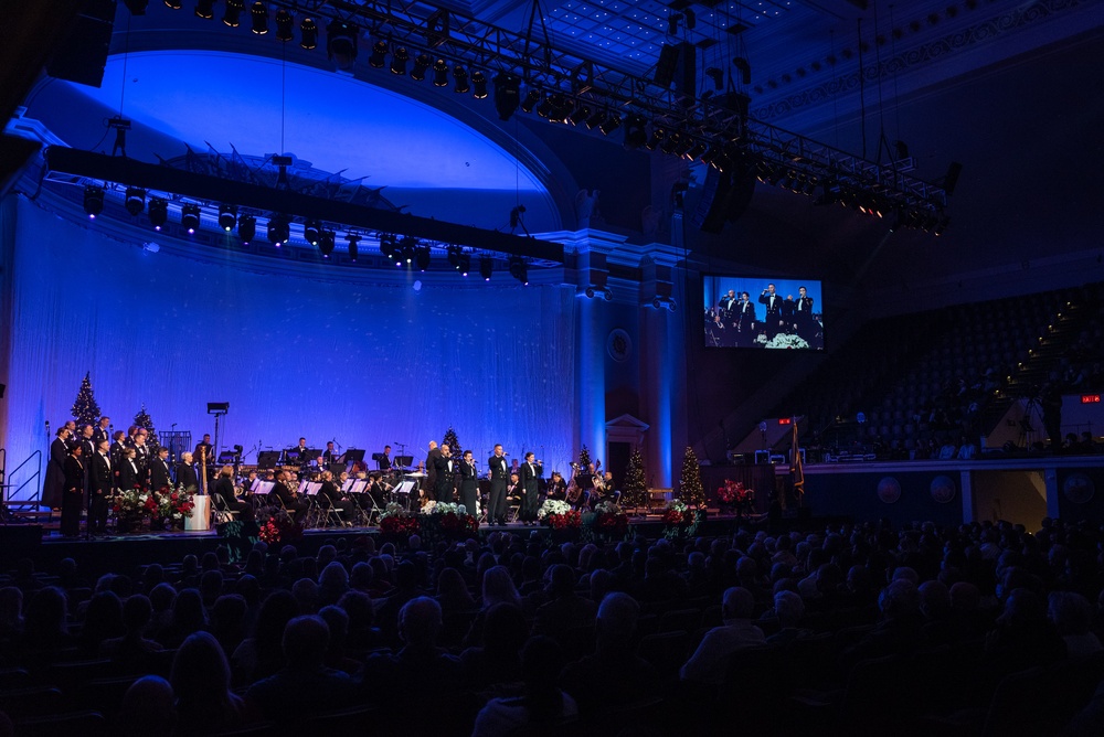 United States Navy Band performs annual Holiday Concert