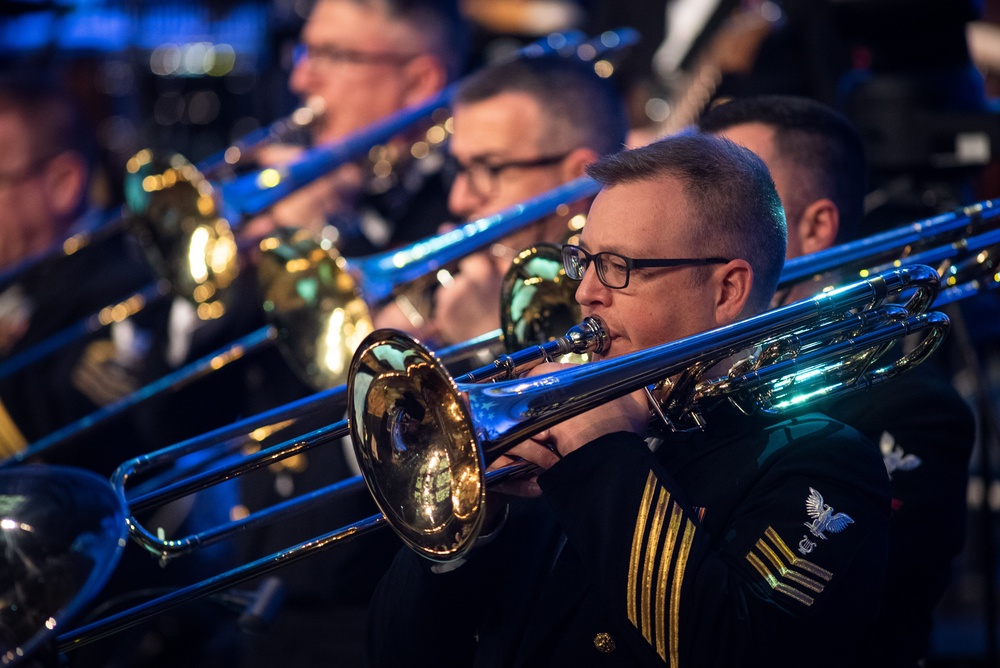 United States Navy Band performs annual Holiday Concert