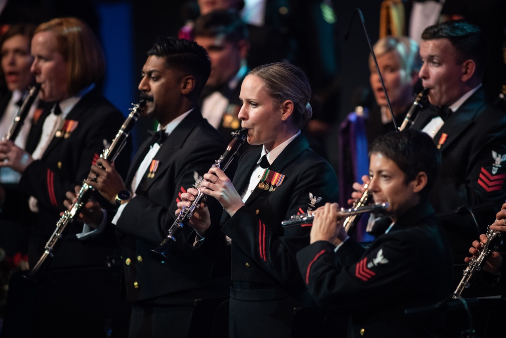 United States Navy Band performs annual Holiday Concert