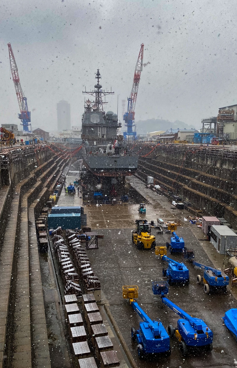 Commander Fleet Activities Yokosuka Winter Storm