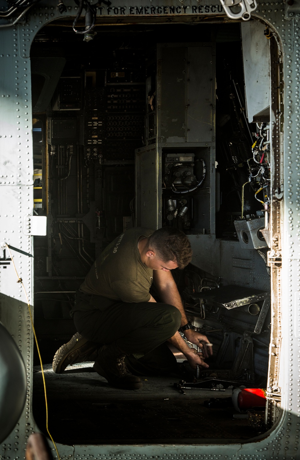 3rd MAW Marines Conduct Routine Maintenance