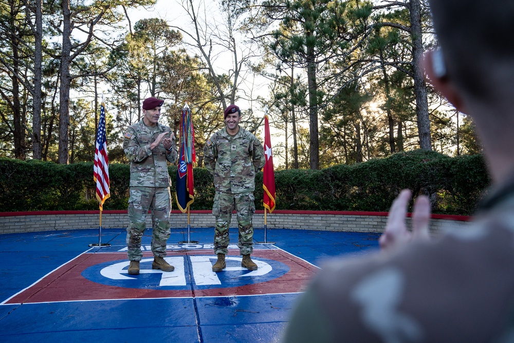 Staff Sgt. Michot Reenlistment Ceremony