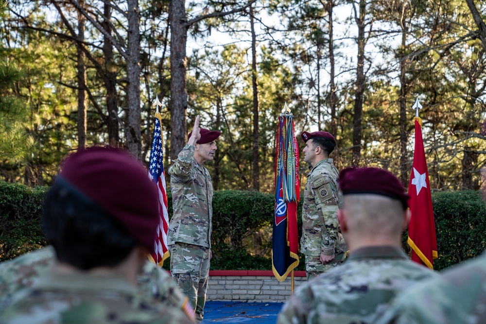 Staff Sgt. Michot Reenlistment Ceremony