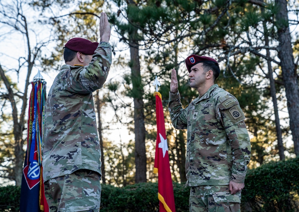 Staff Sgt. Michot Reenlistment Ceremony