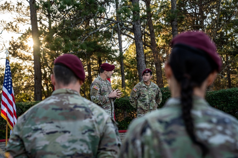 Staff Sgt. Michot Reenlistment Ceremony