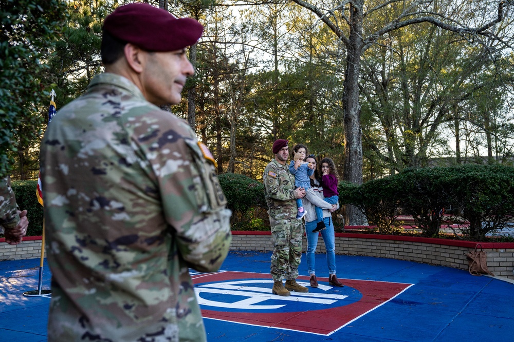 Staff Sgt. Michot Reenlistment Ceremony