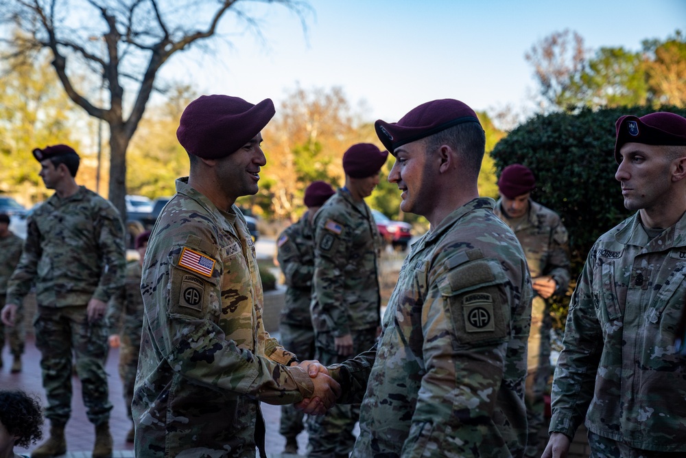 Staff Sgt. Michot Reenlistment Ceremony