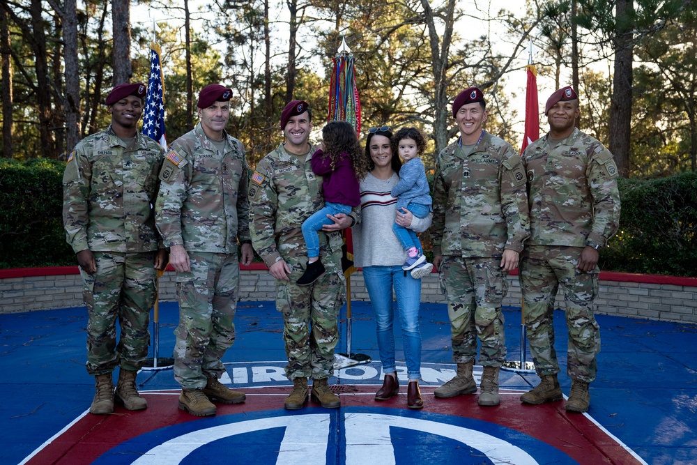 Staff Sgt. Michot Reenlistment Ceremony