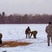 Cold-Weather Operations Course class 22-02 students learn about Arctic tent on snowy training day