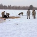Cold-Weather Operations Course class 22-02 students learn about Arctic tent on snowy training day