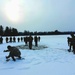 Cold-Weather Operations Course class 22-02 students learn about Arctic tent on snowy training day