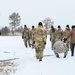 Cold-Weather Operations Course class 22-02 students learn about Arctic tent on snowy training day