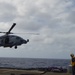 Helicopter Maritime Squadron (HSM) 78 conducts in-flight refueling drills in Philippine Sea