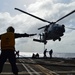 Helicopter Maritime Squadron (HSM) 78 conducts in-flight refueling drills in Philippine Sea