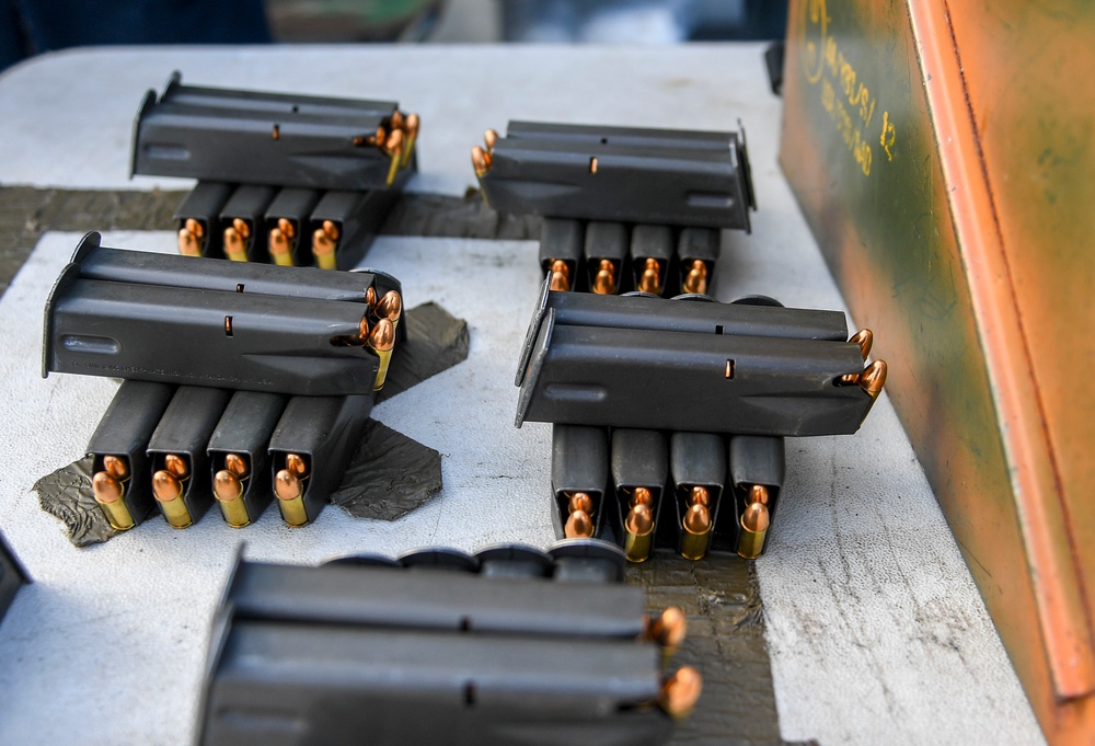 USS Chafee (DDG 90) Sailors Conduct Small Arms Training