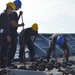 &quot;Anchors Aweigh&quot; USS Lake Champlain maintains readiness while underway in the Philippine Sea