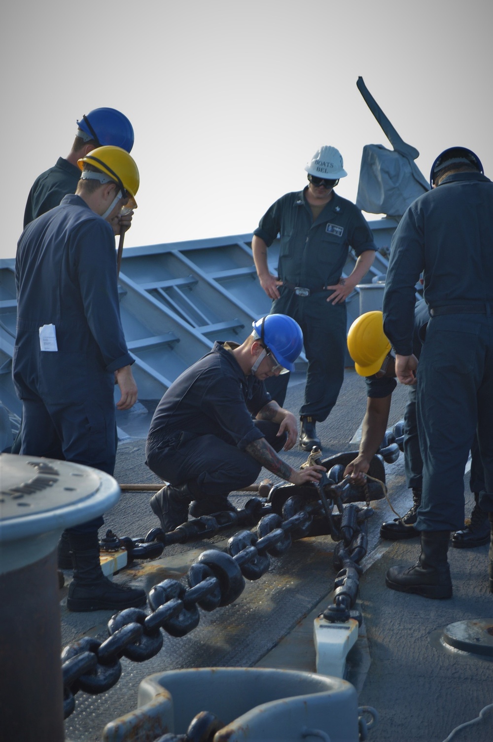 &quot;Anchors Aweigh&quot; USS Lake Champlain maintains readiness while underway in the Philippine Sea