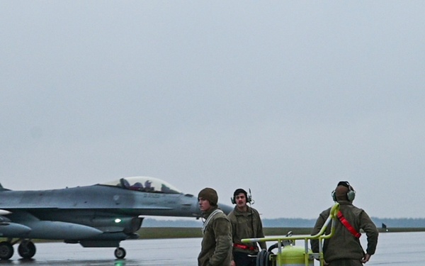 U.S. F-16s strengthen Air Policing mission with long-planned Poland deployment