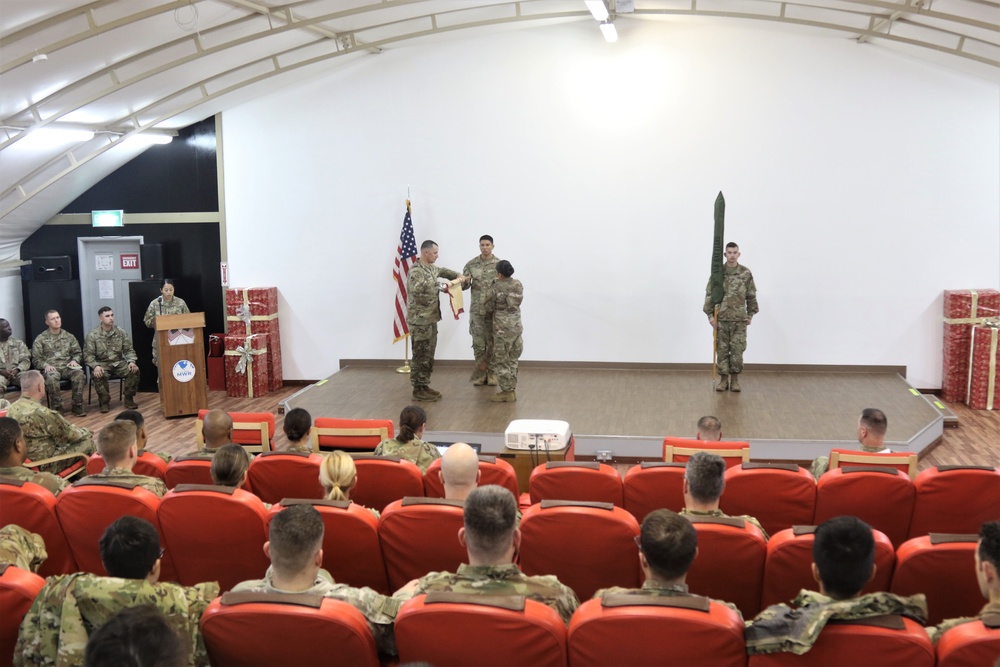 640th Aviation Support Battalion ends Middle East mission with a Transfer-of-Authority ceremony