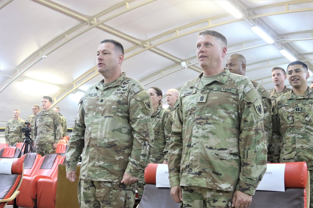 640th Aviation Support Battalion ends Middle East mission with a Transfer-of-Authority ceremony